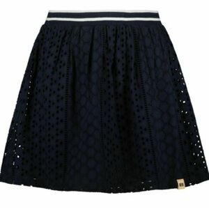 NAVY BLUE SUPERDRY BRODERIE ANGLAISE CAMYLLA SKIRT SIZE MEDIUM